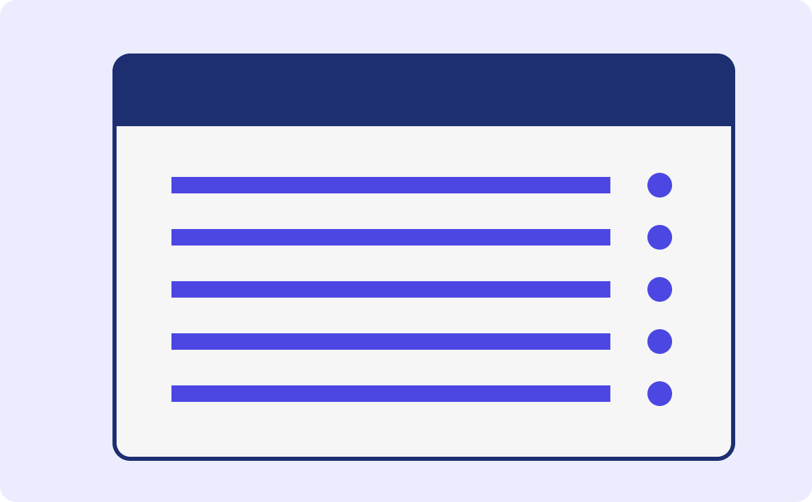 Form / questionnaire illustration depicting access review workflows.